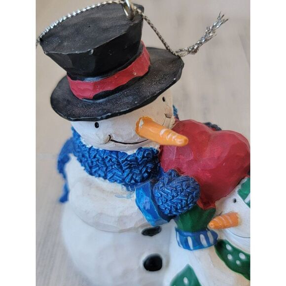 Kohl's cares for kids snowman Saint father heart ornament Xmas decor - Picture 2 of 5